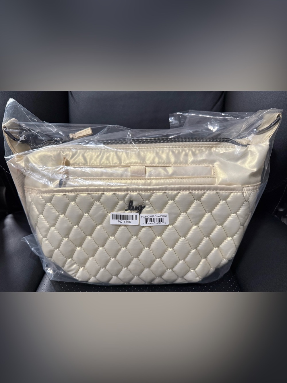 Lug Bolero Metallic Champagne NWT